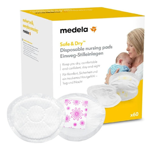 Medela  Protetor de Seios Descartável Com 60 Unidades