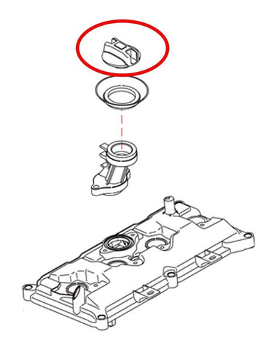 Tapa Llenado Aceite Para Nissan Sentra B17