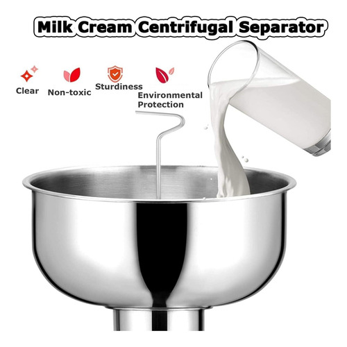 Separador Centrífugo De Crema De Leche Y Queso 30w, 50 L/h