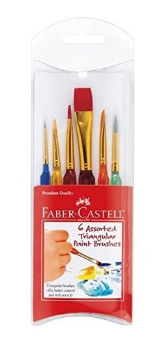 Faber-castell Triangular Del Cepillo De Pintura Set - Varied