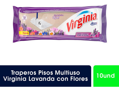 Virginia Traperos Pisos Lavanda Flores Silvestres 10u