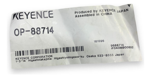 Op-88714 Keyence
