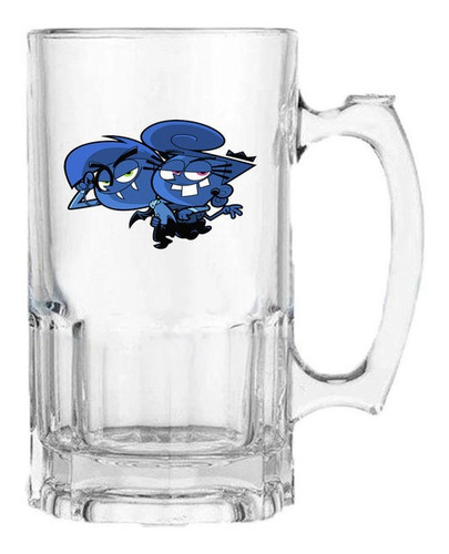 Vaso Cervecero Dibujos Animados P2 Transparente E273