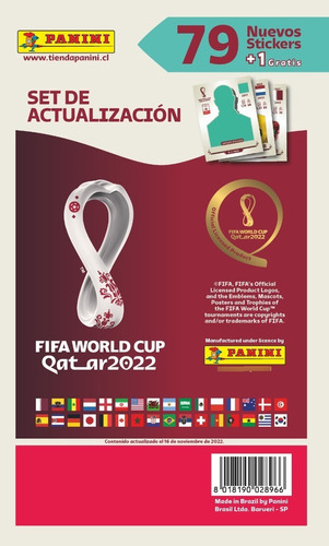 Imagen 1 de 1 de Set De Actualización Fifa World Cup Qatar 2022