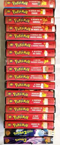 Coleção Vhs Para Dvd Pokemon Dublado