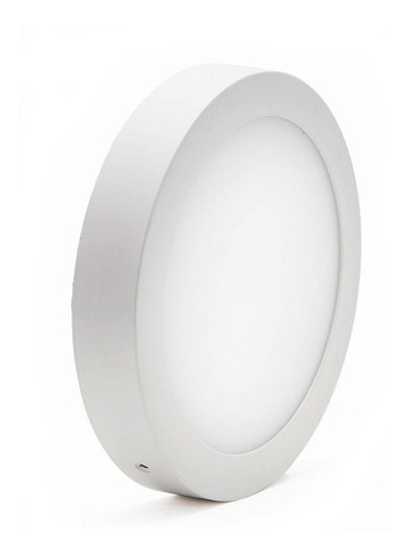 Foco Panel Led Circular Sobrepuesto 6w Neutro