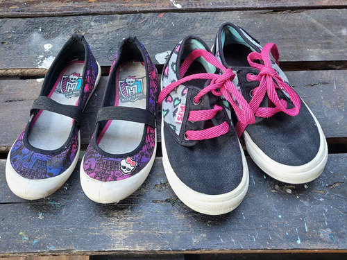 Lote Balerina Monster High Y Zapatilla. Talle 28.