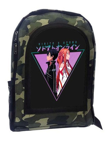 Mochila Camuflada Sword Art Online A87