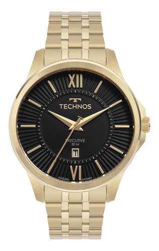 Relógio Technos Masculino Executive Dourado - 2117lfb/1p