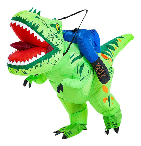 Traje De Dinosaurio Inflable Traje De Dinosaurio 80 A 100 Cm