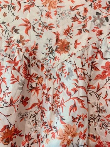 Pollera Vintage De Seda Roja