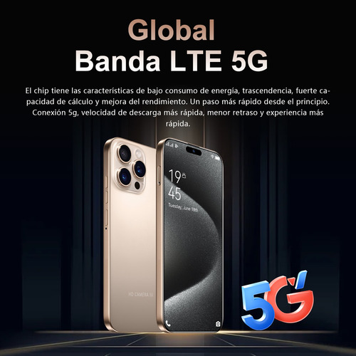 Dual Sim Generic I16pro Max Desbloquea Teléfono 512gb/12gb Ram 2025 Más Populares Soporta 4g/5g Celular Wifi Android 14 Más Barato Smartphone Con Gps
