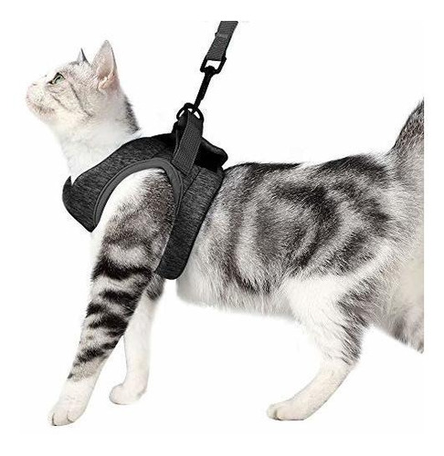 Yult Arnes Y Correa Para Gatos: Chaqueta De Paseo Para Gatos