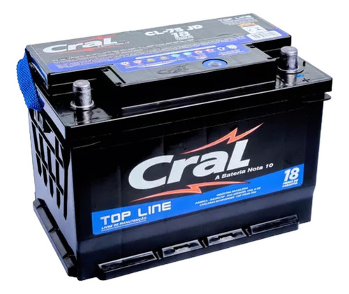 Bateria Automotiva Cral 80 Amperes 12 V Com Nota Fiscal