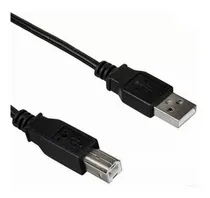 Comprar Cable Usb Impresoras Epson , Hp, Canon Y Mas Color Negro