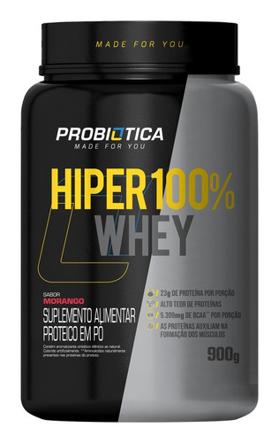 100% Whey Hiper Pure (900g) - Probiótica