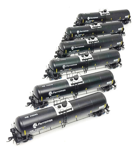 Ferromex, Juego De 6 Carro Tanque Trinity , Escala N