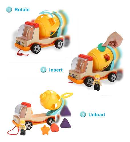 Top Bright Wooden Shape Sorter Toys For Toddlers Learning So