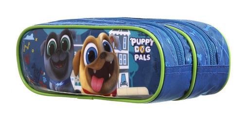 Imagem 1 de 1 de Estojo Escolar Dmw 37512 Pets Puppy Dogs Duas Repartições