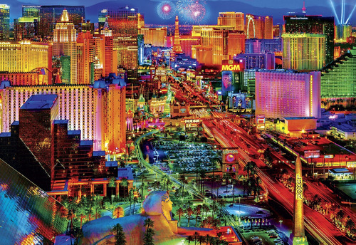 Buffalo Games - Viva Las Vegas - Rompecabezas De 2000 Piezas