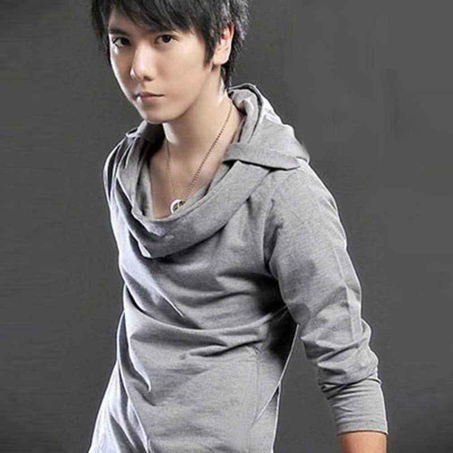 Playera Gruesa Con Gorro Bufanda Moda Para Hombre 2205