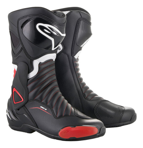 Bota Motociclista Alpinestars Smx-6 V2 Vermelho Esportiva