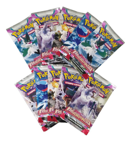 Pokemon Tcg 10 Booster Pack Evoluções Em Paldea