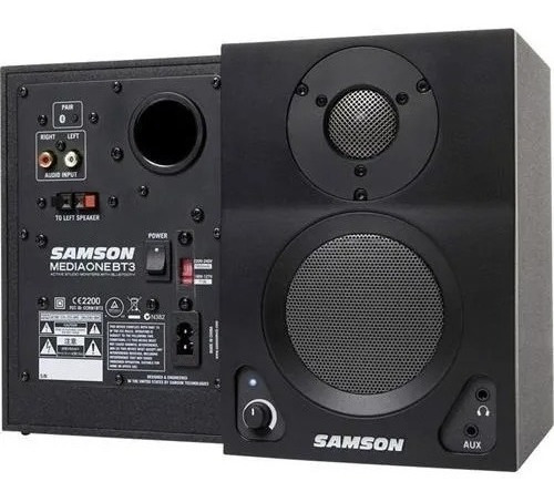 Par De Monitores De Estudio Samson Mbt3 Activos Bluetooth