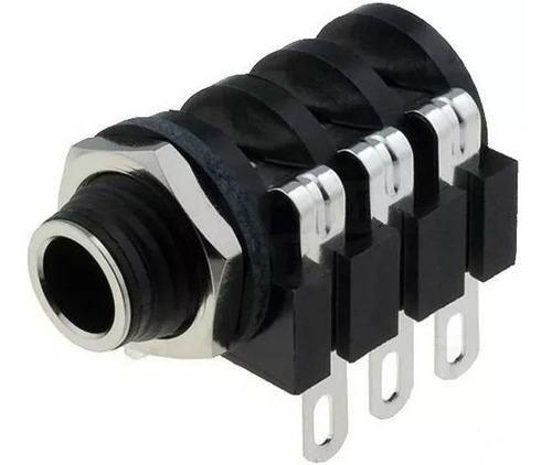 Conector Jack P10 Estéreo Amphenol Painel Soldável Acjm-mhs