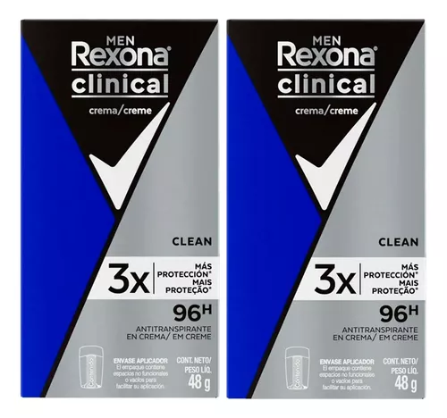 REXONA CLINICAL DESODORANTE CREME WOMEN CLEAN FRESH 48G