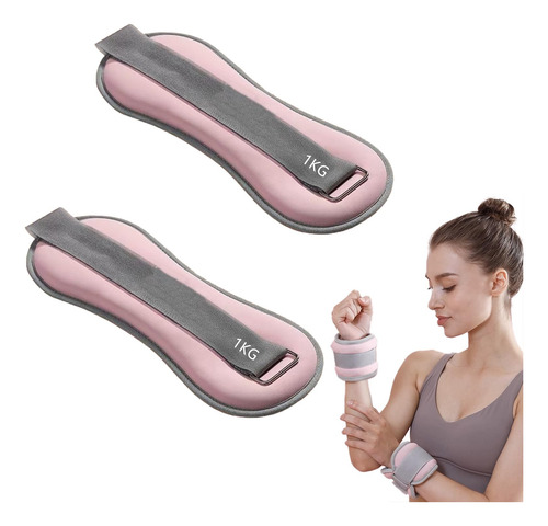 Pesas De Polainas Ajustables 1kg Para Fitness 2 Piezas