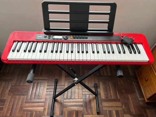 Organo Casio Ct-s200 Rojo + Mesa Organo