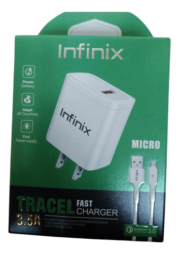 Cargador Infinix 3.5a Tipo V8 Micro