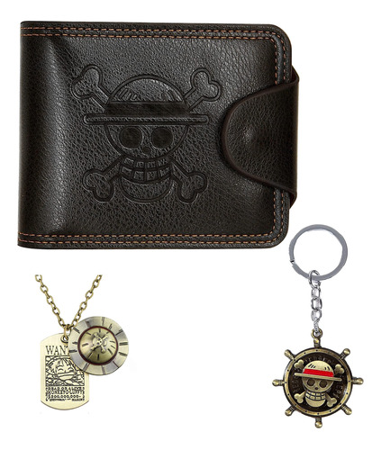 Cartera De Anime Luffy De 1 Pieza Con Sombrero De Paja