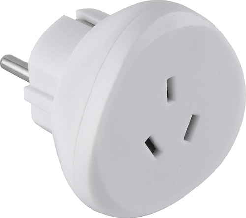 Imagen 1 de 6 de Ficha Adaptador Nema (patas Chatas Diagonal) A Schuko 2500 W