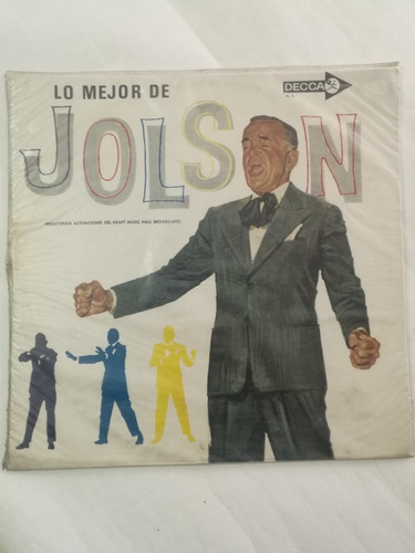 Disco Vinilo De,al Jolson ( Lo Mejor De Al Jolson)