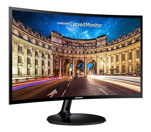 Monitor Curvo Samsung Led 24 Full-hd Hdmi Vga Gamer Gaming Color Negro