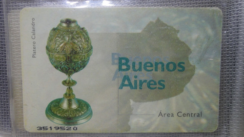 Tarjeta Telefonica  Decada 90 -  Buenos Aires