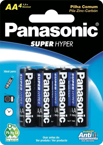 comprar Pilha Comum Panasonic Aa (12 Pilhas)
