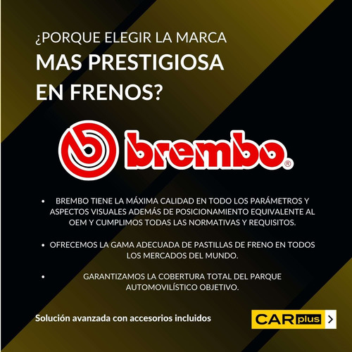 Balatas Traseras Mb Sprinter 416 Cdi 2004 Al 2006 Brembo