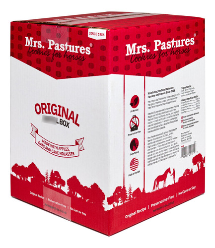 Galletas Prémium Naturales Para Caballos Con Manzana Y Avena