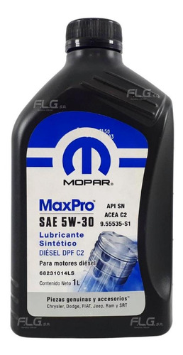 Aceite Mopar 5w-30 Dpf 1l Fiat Toro 00/21