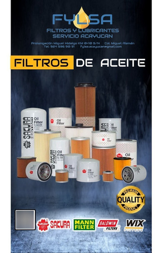 Filtros De Aceite Para Motores A Diésel