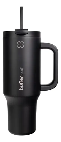 comprar Termo Vaso Termico Con Pitillo 1,2 Lt Buffer Acero Inox - Black