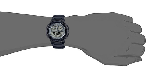 Reloj Casio Hombre Ae-1000w 10 Años De Batería Hora Mundial