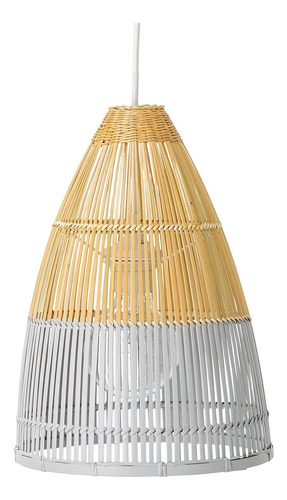 Lámpara, Pantalla, Luminaria Colgante Fibra Natural Bambú M