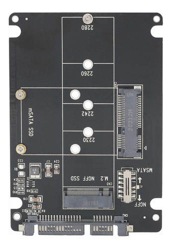 Adaptador 2 1 M.2 Ngff Msata 3.0 Tarjeta Convertidora Ssd 6