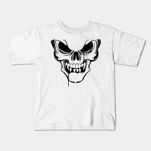 Remera Blanca Bichos Niño Niña Adulto Calavera Mexicana B 14