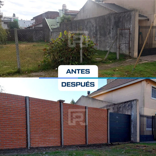 Cerco Premoldeado Símil Ladrillo | Muro Perimetral En 24 Hs