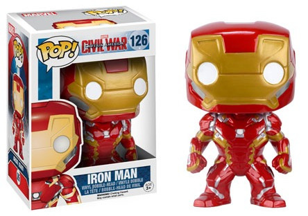 Funko Pop Iron Man #126 Civil War Marvel Exclusivo Nuevo